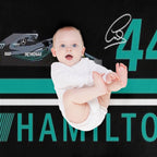 Lewis Hamilton Compact Throw Blanket