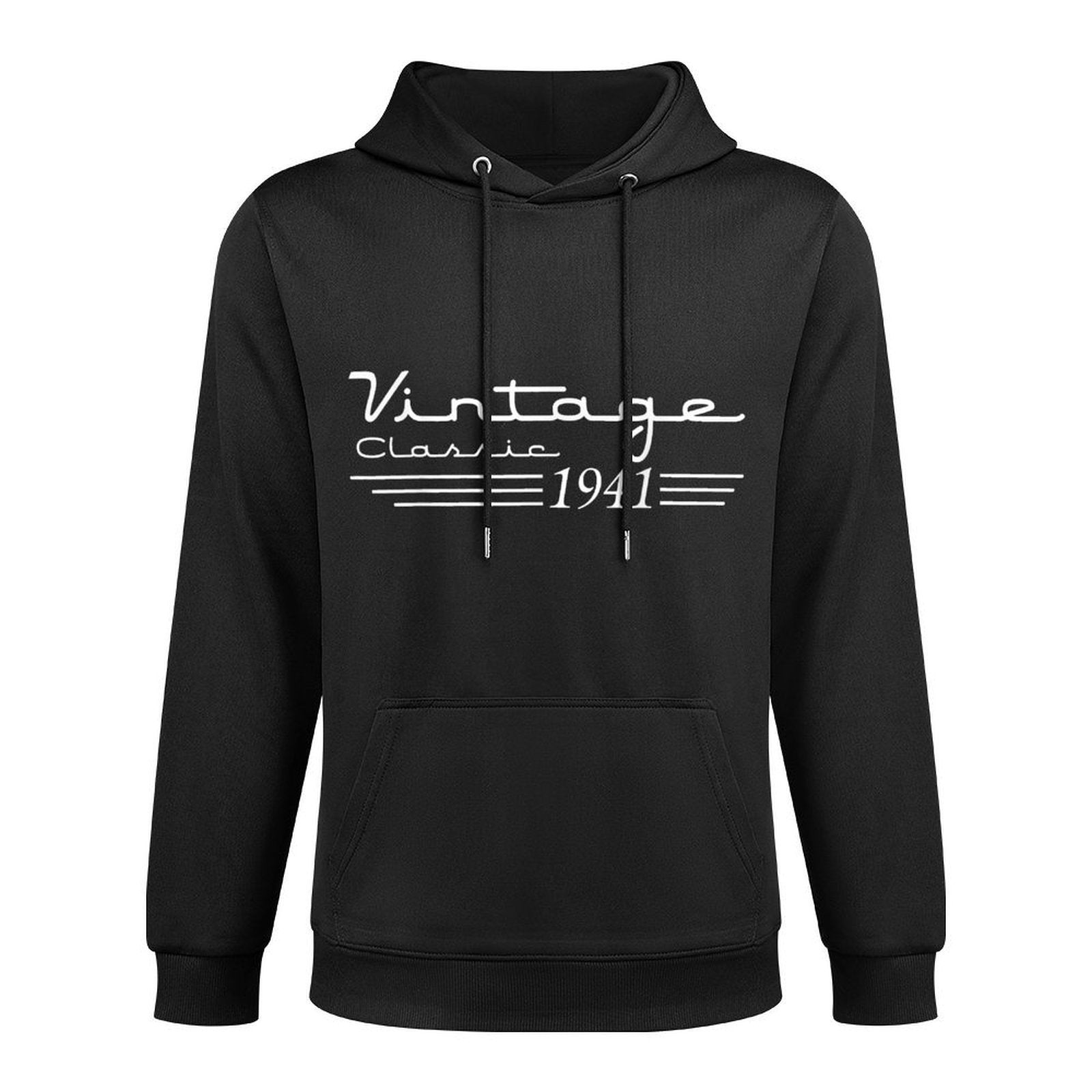 Vintage 84th Birthday Decorations Vintage 1941 84 Years Old Versatile Streetwear Hoodie