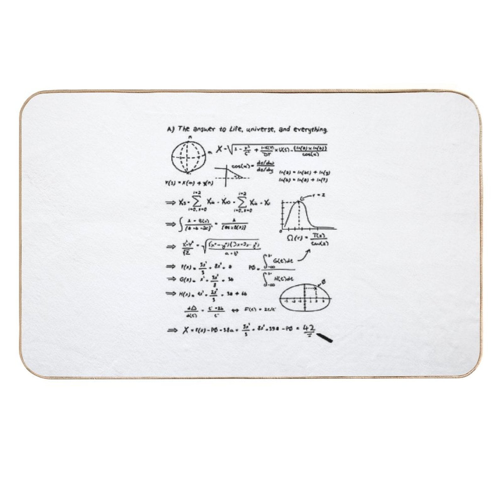 The Hitchhikers Guide To The Galaxy, For Allfull Size Best Women 90s, S Retro Durable Bath Mat