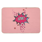 Love!  Easy To Clean Bath Mat