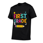 Watch Out First Grade Here I Come Back To School 1st Grade  Stretchy T-Shirt