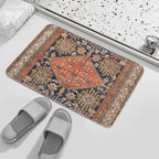 Hamadan  Antique West Persian Rug Print  Multi-Purpose Bath Mat