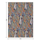 Paisley Hounds Versatility Throw Blanket