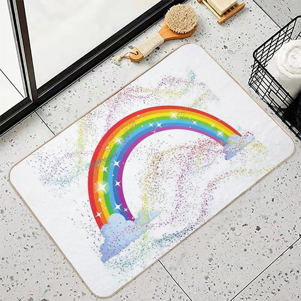 Magic Rainbow  Easy To Clean Bath Mat