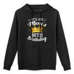 It's My Mom's 80th Birthday Crown Women's 80th Birthday Pilling-Resistant Hoodie