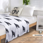 Gorilla Velvety-soft Throw Blanket