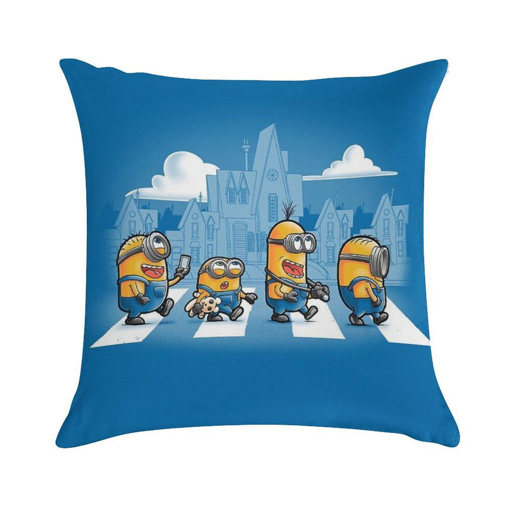 Minions Road Soft Decorative Cover Throw Pillow