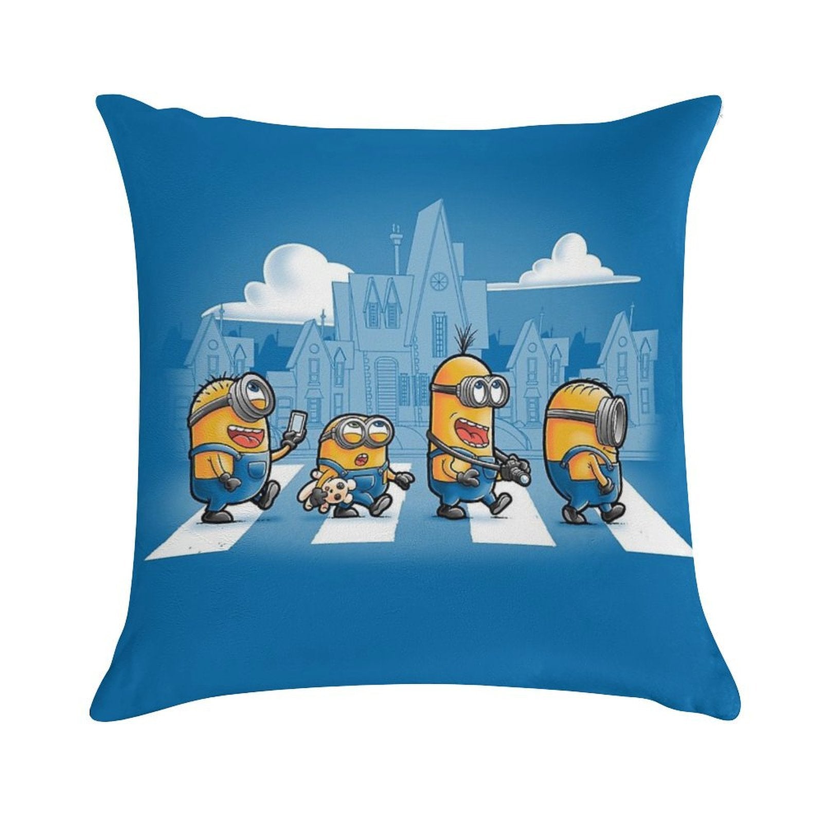Minions Road Soft Decorative Cover Throw Pillow