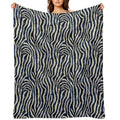 Tropical Zebra Fusion Quick-dry Throw Blanket