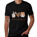 Peace Love Guinea Pigs for Guinea Pigs Lover  High-quality Stitching T-Shirt