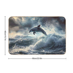 Storm Dolphin  Odorless Bath Mat
