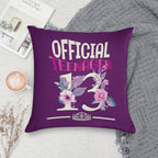 Official Teenager - 13th Birthday Gifts For Girls Soft Anti-Pilling Throw Pillow