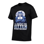 Ill Protect You Kitten No Matter What Funny Alpha Wolf Meme  Lightweight T-Shirt