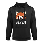Red Panda Birthday, Seven Year Old Kid Birthday Gift Medium-Weight Fabric Hoodie