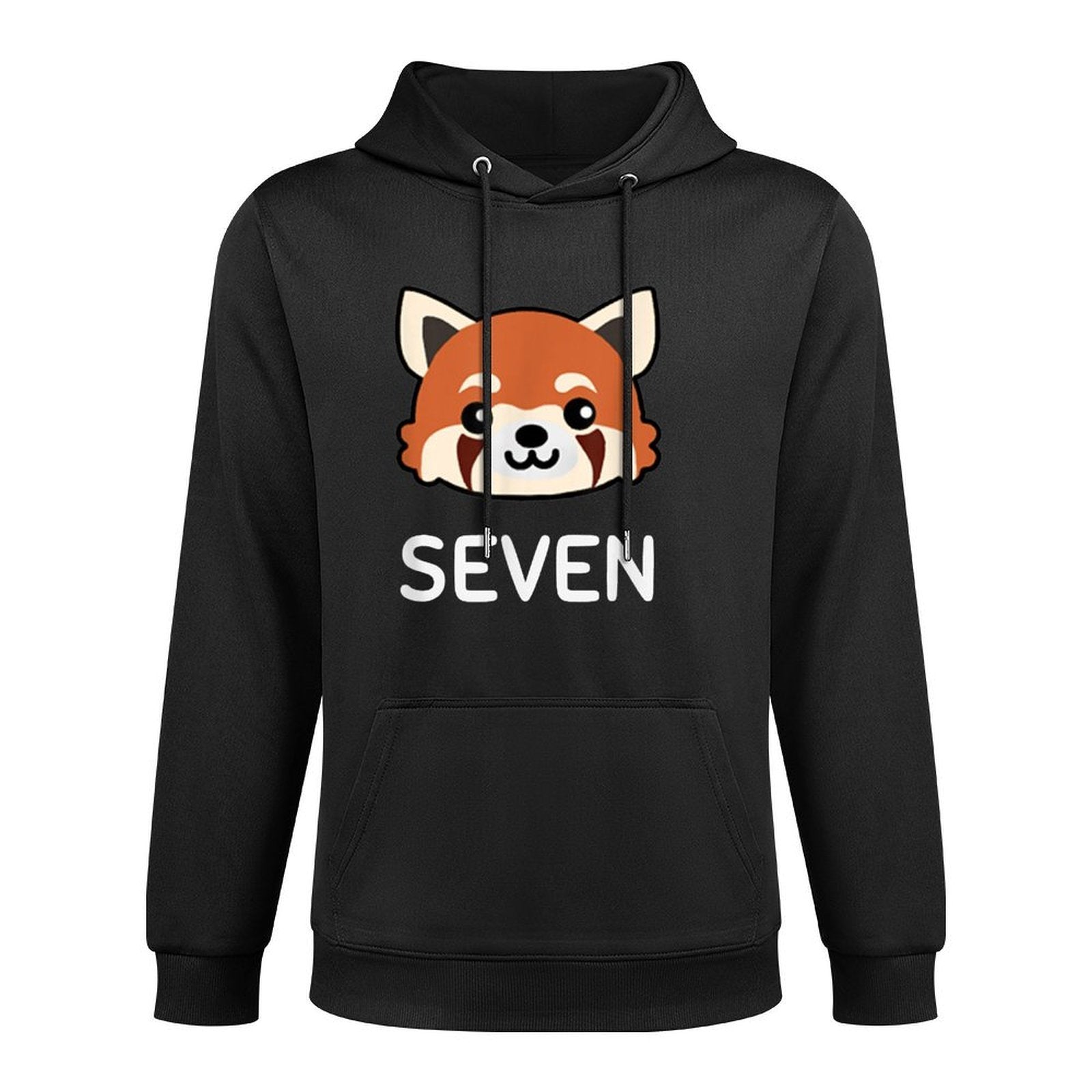 Red Panda Birthday, Seven Year Old Kid Birthday Gift Medium-Weight Fabric Hoodie