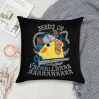 Seeds Or Valhalla - Viking Cockatiel Soft Hidden Zipper Throw Pillow