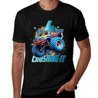 Im Crushing It Monster Truck 4 Year Old Boys 4th Birthday  Stretchy T-Shirt