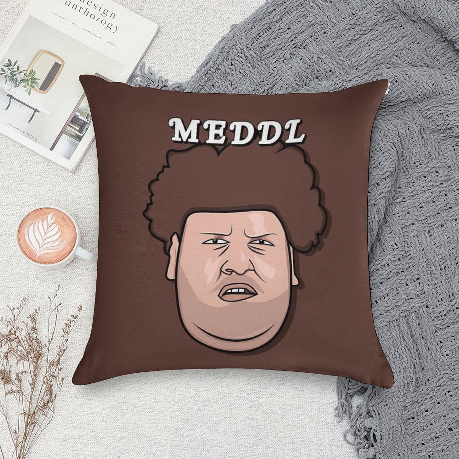 Dragon Lord Rainer Winkler Illustration Oger Mett Soft Skin-Friendly Throw Pillow