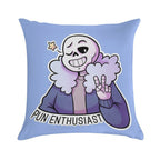 Sans. Soft Ultra-Soft Texture Throw Pillow