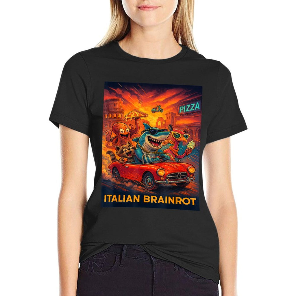 Italian Brainrot Trendy Viral Generated by AI Internet Meme  Vintage-inspired T-Shirt