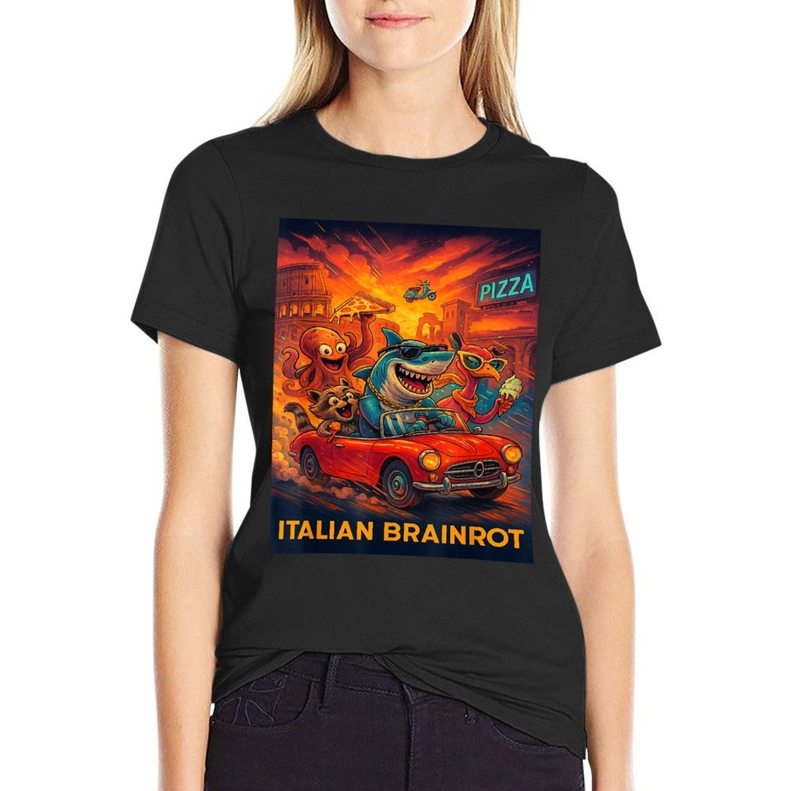 Italian Brainrot Trendy Viral Generated by AI Internet Meme  Vintage-inspired T-Shirt