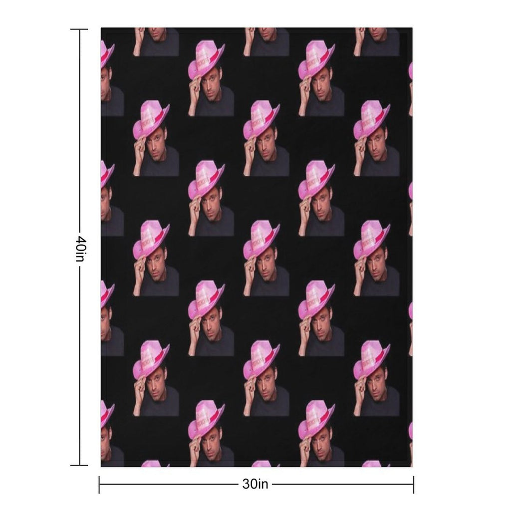 Birthday Sebastian Stan Machine-washable Throw Blanket