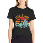 Funny Hiking-Shirt Take A Hike Men Women Hiker Camping Camp  Trendy Pattern T-Shirt