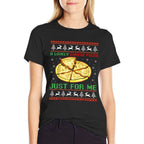 A Lovely Cheese Pizza Just For Me Christmas Tree  Moisture-wicking T-Shirt