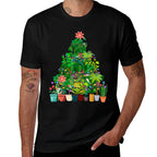 Gardening Potted Plant Christmas Tree  Tagless Design T-Shirt