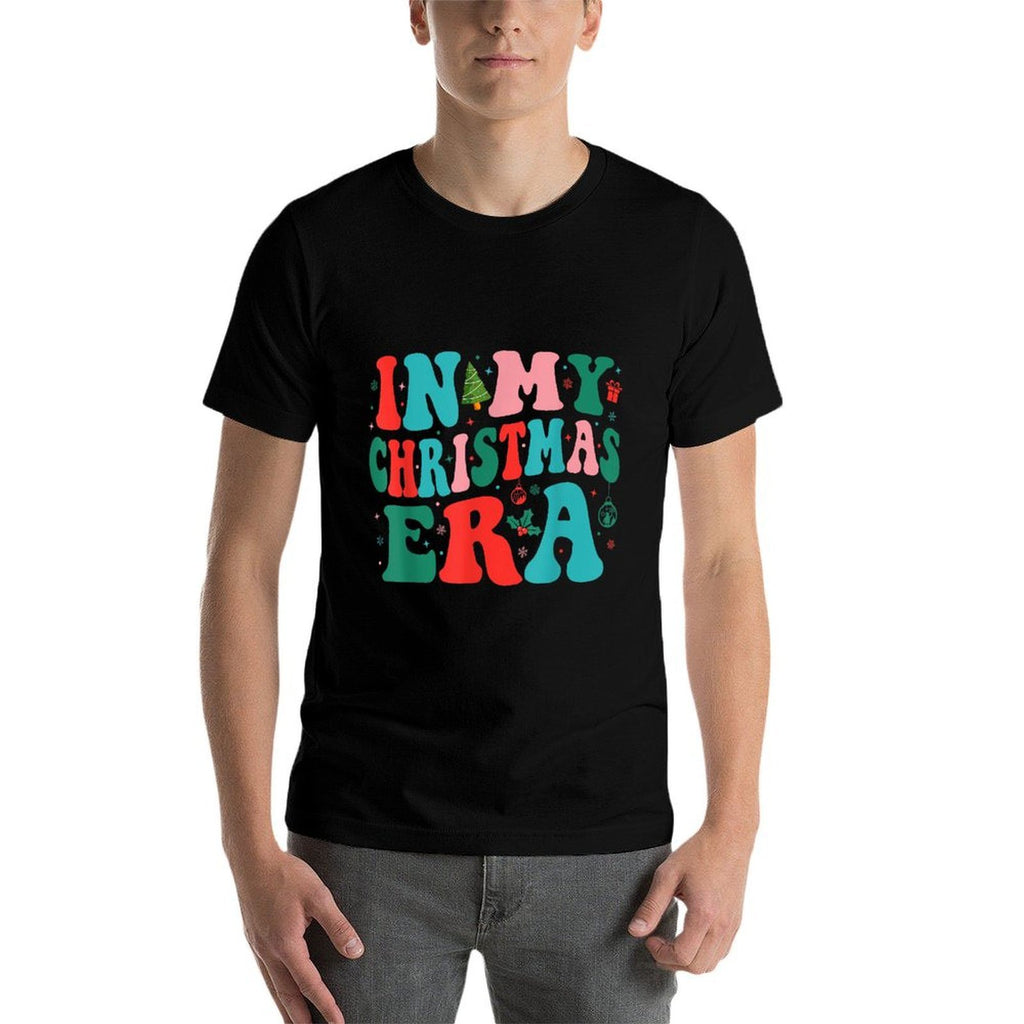 In My Christmas Era Cute Groovy Christmas Holiday Xmas  Easy-care T-Shirt