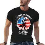I Heart Werewolfs Alpha Funny Cringe Werewolf USA Wolf Meme  Eco-friendly Material T-Shirt