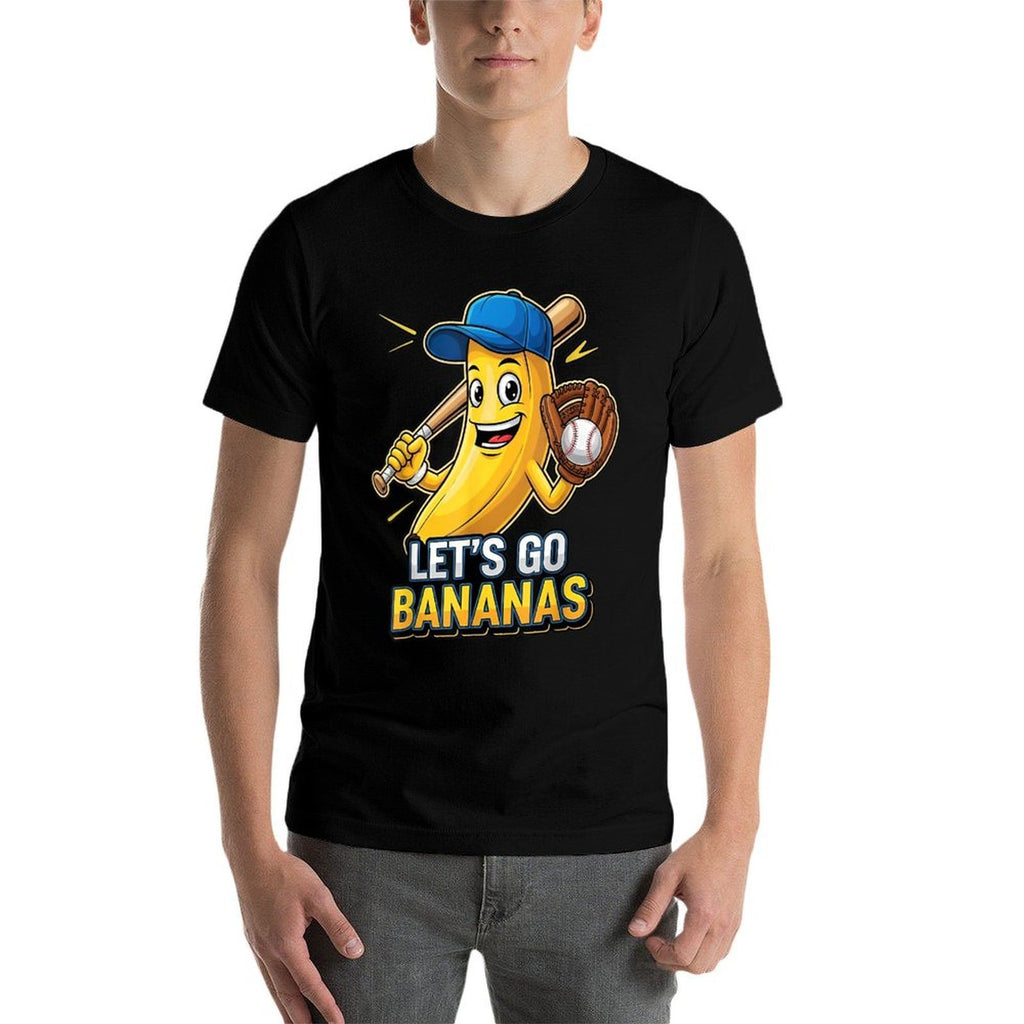 Funny Boys Bananas Gifts Merch Lets Go Bananas  Fade-proof Color T-Shirt