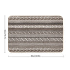 Tobacco - Boho Stripe -  Anti-Trip Bath Mat