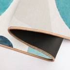 Abstract Winter Vibes  Fade-Resistant Bath Mat