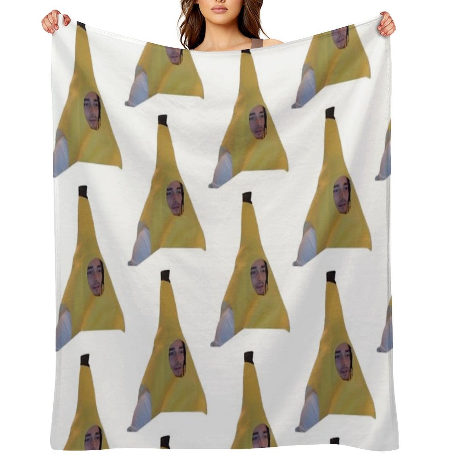 Banana Charles Leclerc Compact Throw Blanket