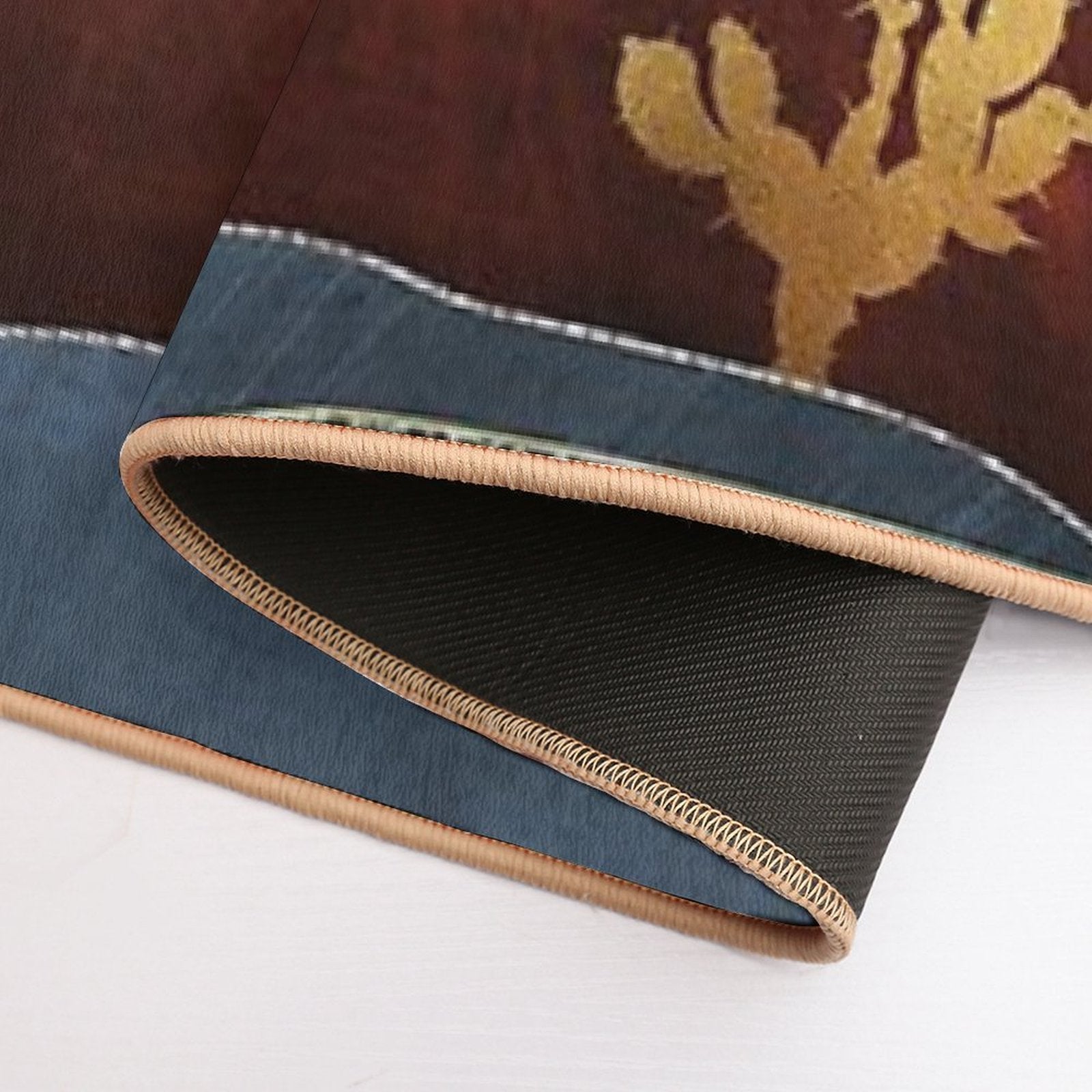 Moonlit Desert  Repositionable Bath Mat