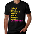 Stage Notes  Juliet Characters Romeo Who Musical Theatre Musicals - Black, Unisex-Adults, Small,, Cotton 65 Polyester 35, Cla  Vintage-inspired T-Shirt