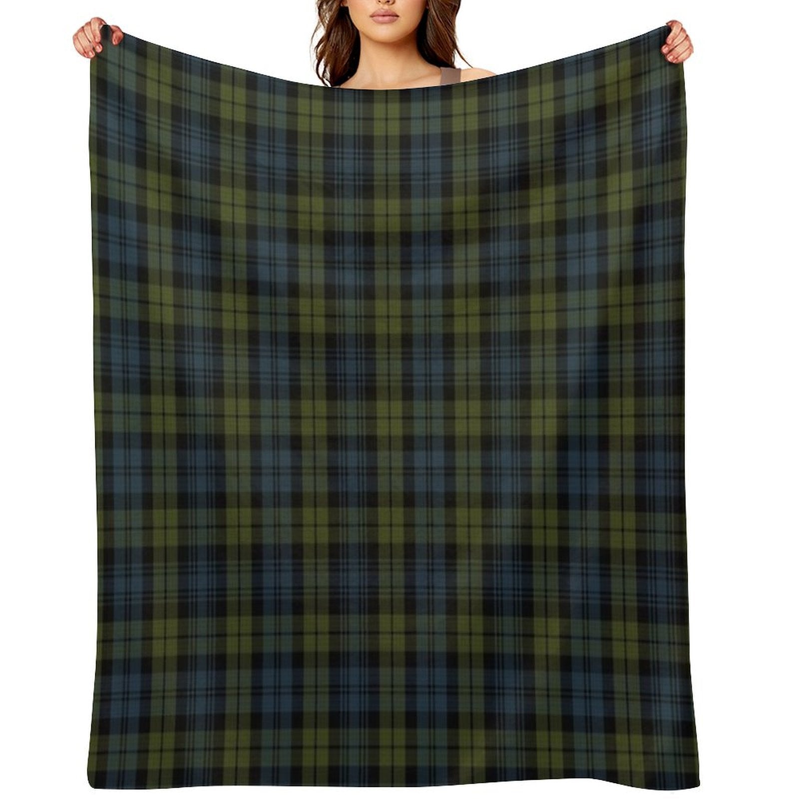 Campbell Clan Tartan (High Res) Comfort Throw Blanket