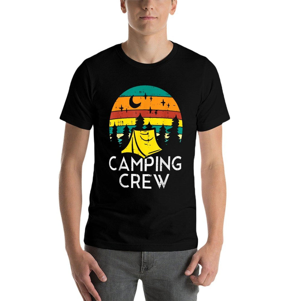 Camping Crew Cute Camper Boys Girls Kids Youth Toddler  Odor-resistant T-Shirt