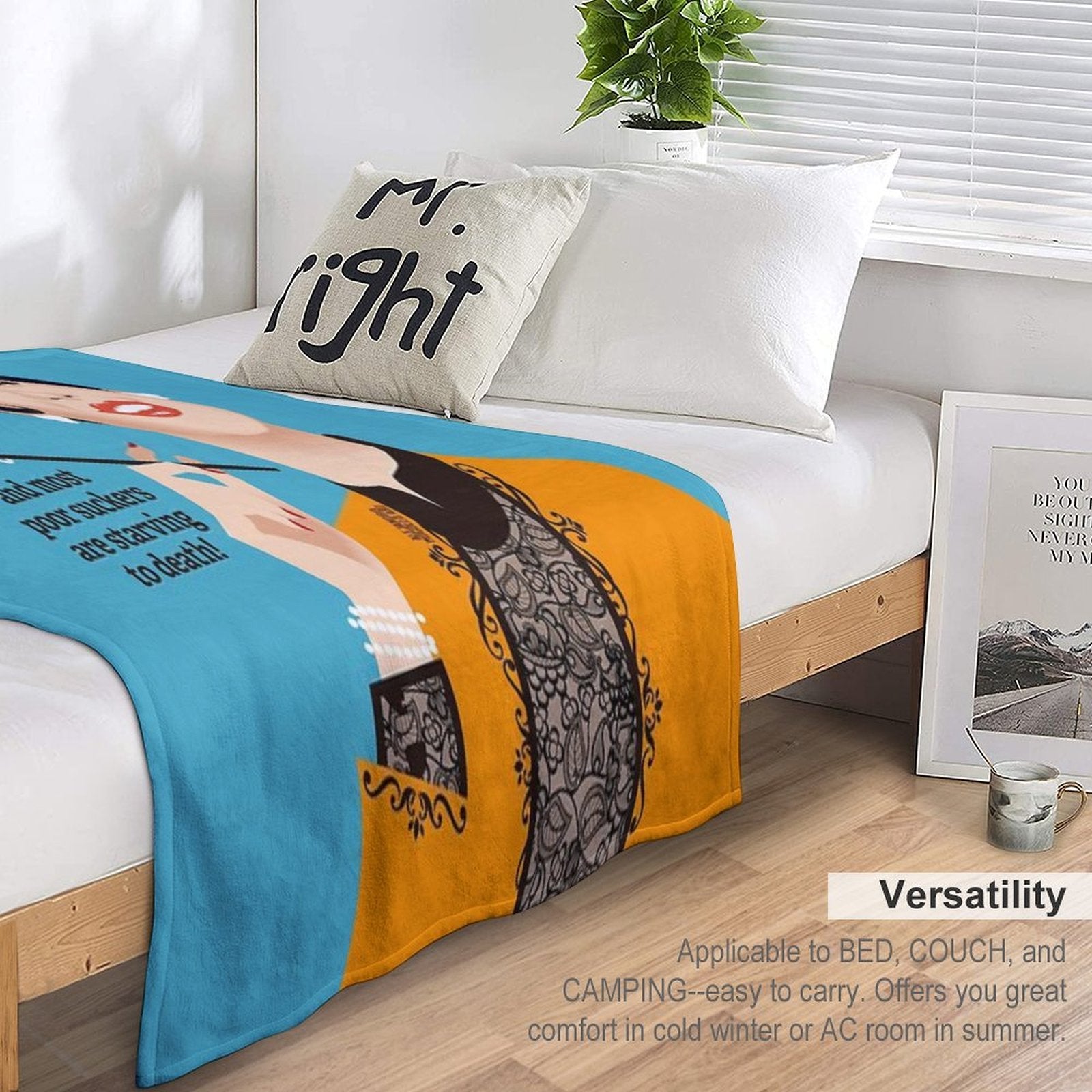 Banquet! Easy Care Throw Blanket