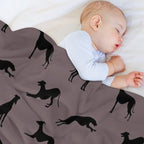Greyt Greyhound Silhouettes - 776366 All-season Throw Blanket