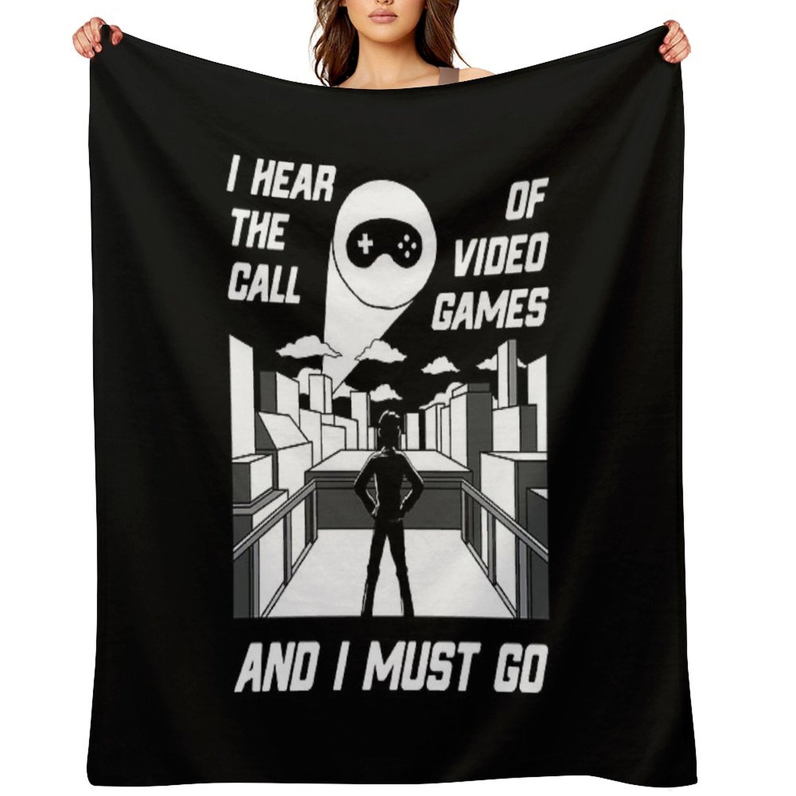 Boy Gamer Video Games Calling Boy Gamers Gift All-season Throw Blanket