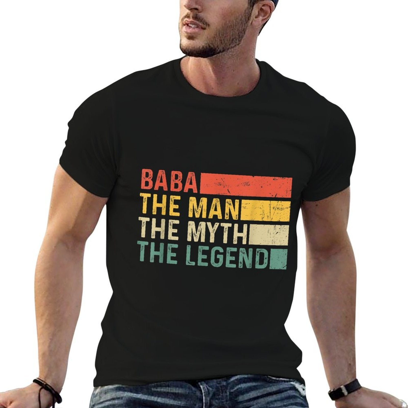 Baba The Man The Myth The Legend Vintage Gift for Baba  Classic T-Shirt