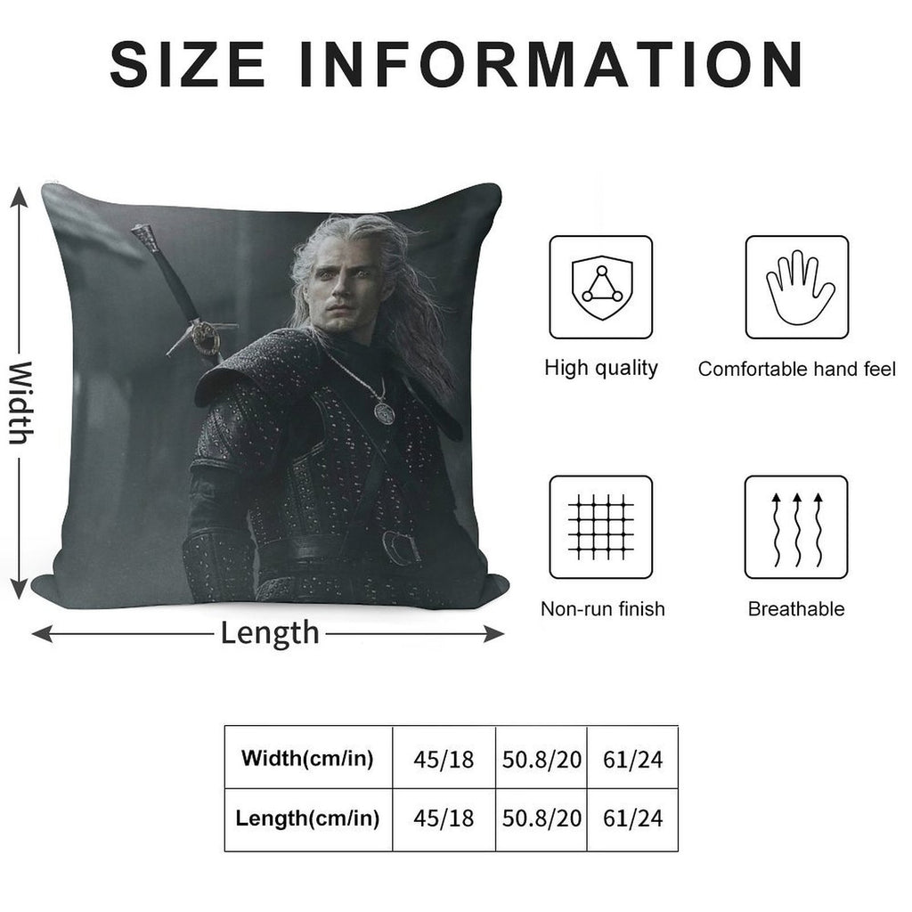 Henry Cavill Classic T-Shirt Mask Soft Decorative Cover Throw Pillow
