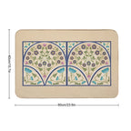 Art Nouveau Morning Glory Garden  Non-Slip Bath Mat