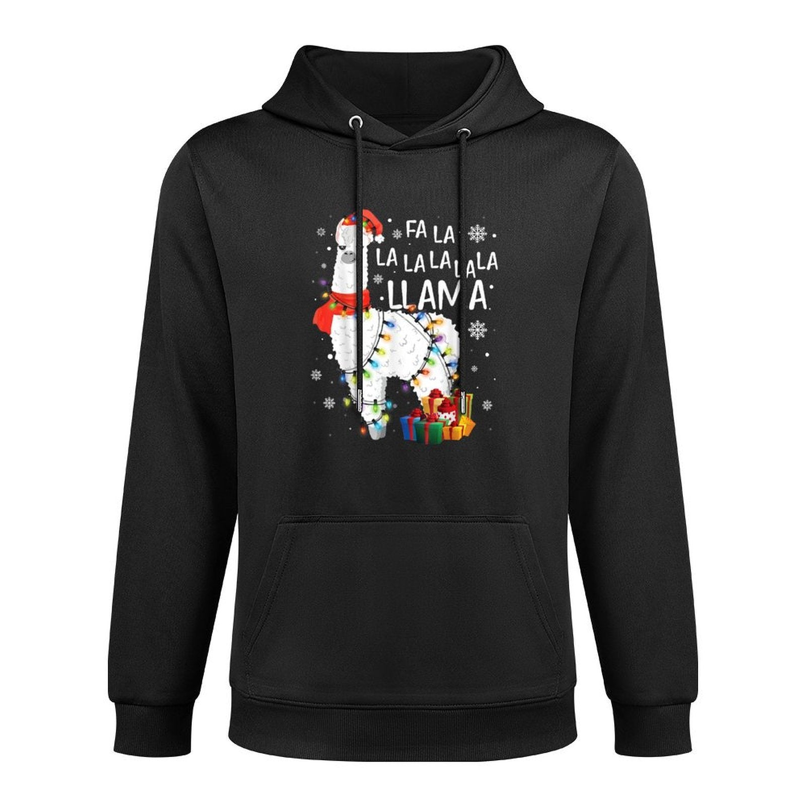 Fa La La Llama Christmas Funny Lllama Lover Xmas Pajamas All-Day Comfort Hoodie