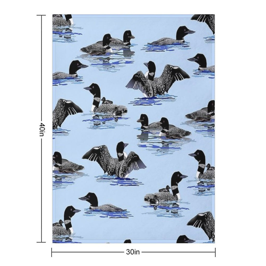 Lots of Loons Shrink-resistant Throw Blanket