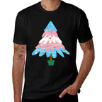 Christmas Tree Transgender Lgtbq Pride Christmas  Affordable Price T-Shirt