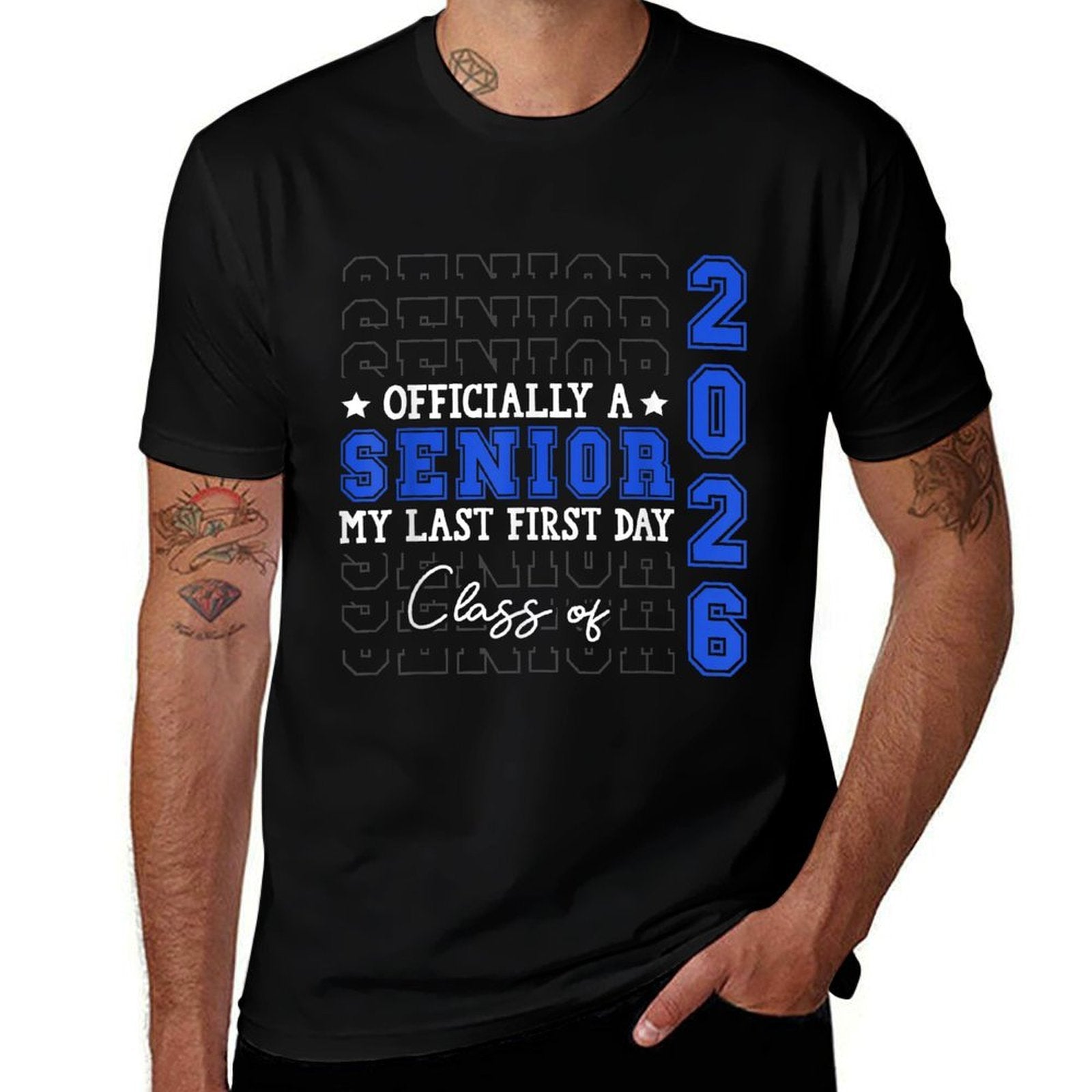Officially A Senior 2026 My Last First Day Class of 2026  Breathable T-Shirt