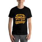 Funny Dont Let Monday Ruin Your Sunday Weekend Men Women  Trendy Pattern T-Shirt